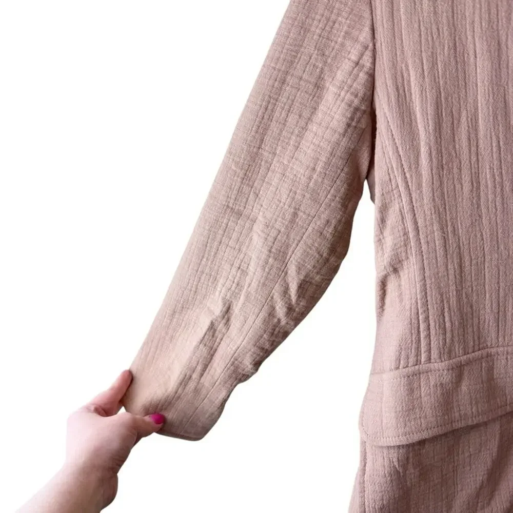 Madewell Cotton-Linen Relaxed‎ Larsen Blazer